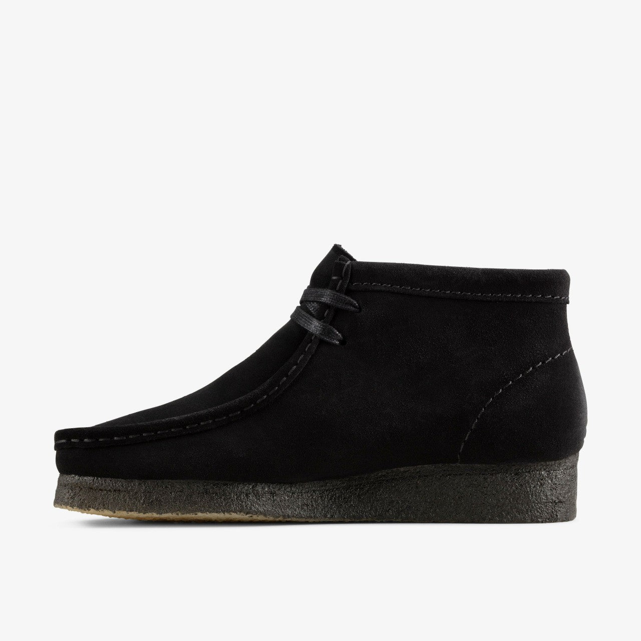 Wallabee Boot Black Suede Clarks Women