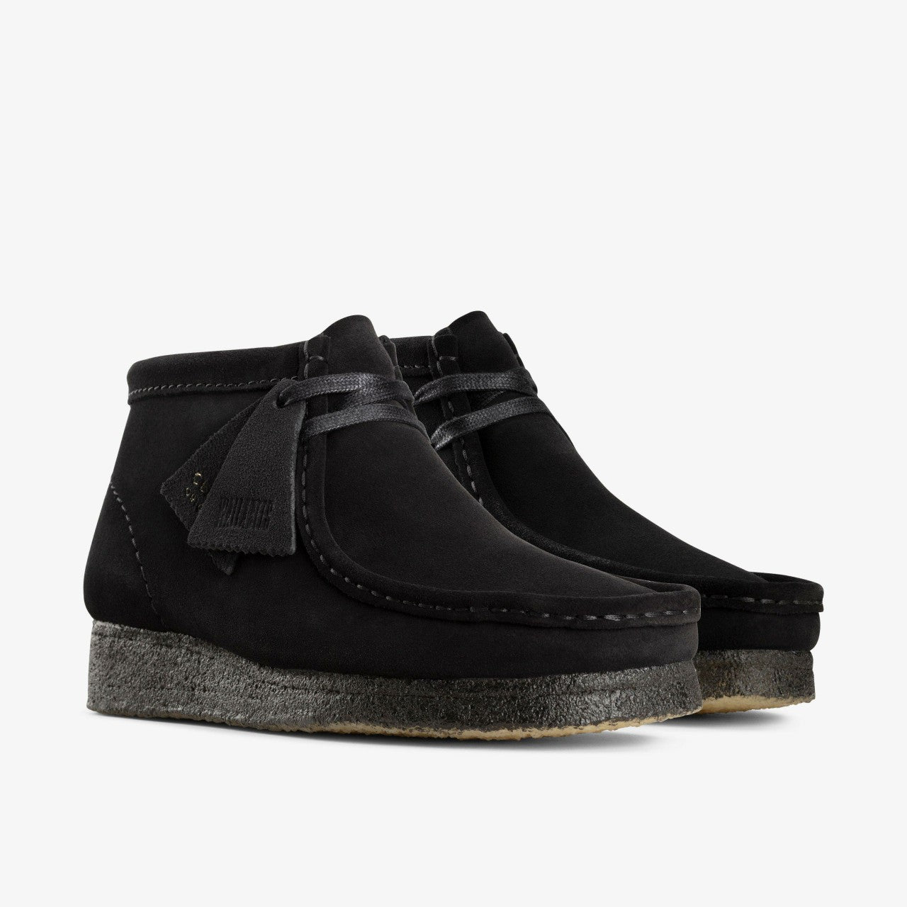 Wallabee Boot Black Suede Clarks Women