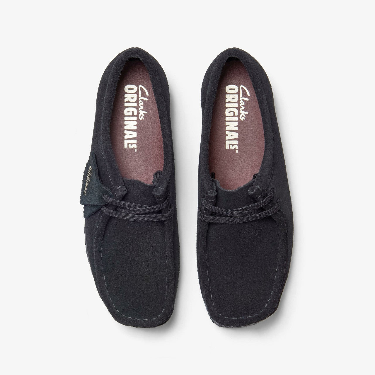 Wallabee Black Suede Clarks Women