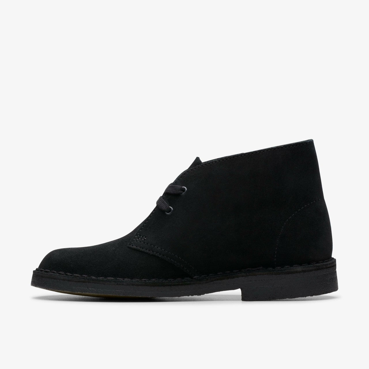 Desert Boot Black Suede Clarks Women