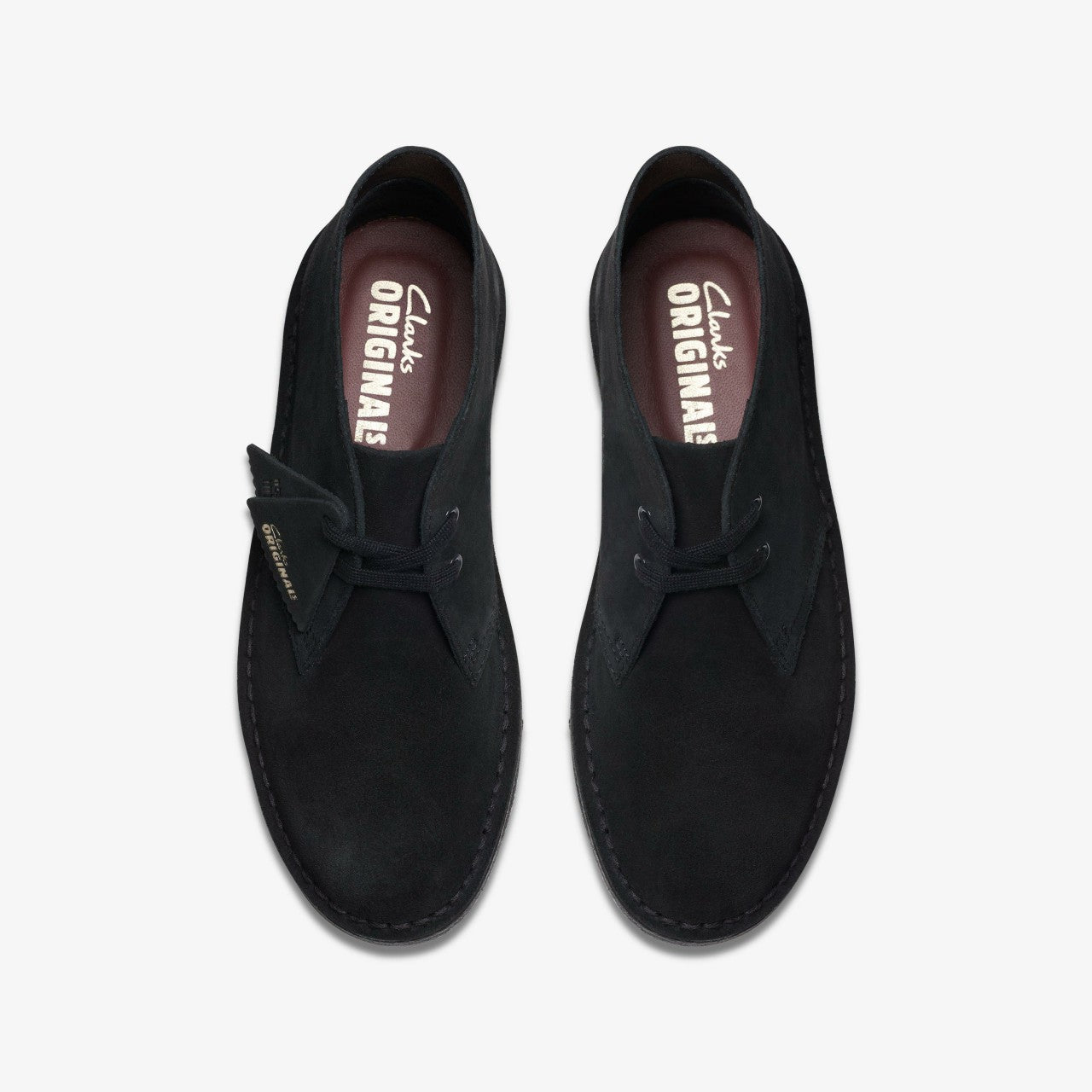 Desert Boot Black Suede Clarks Women