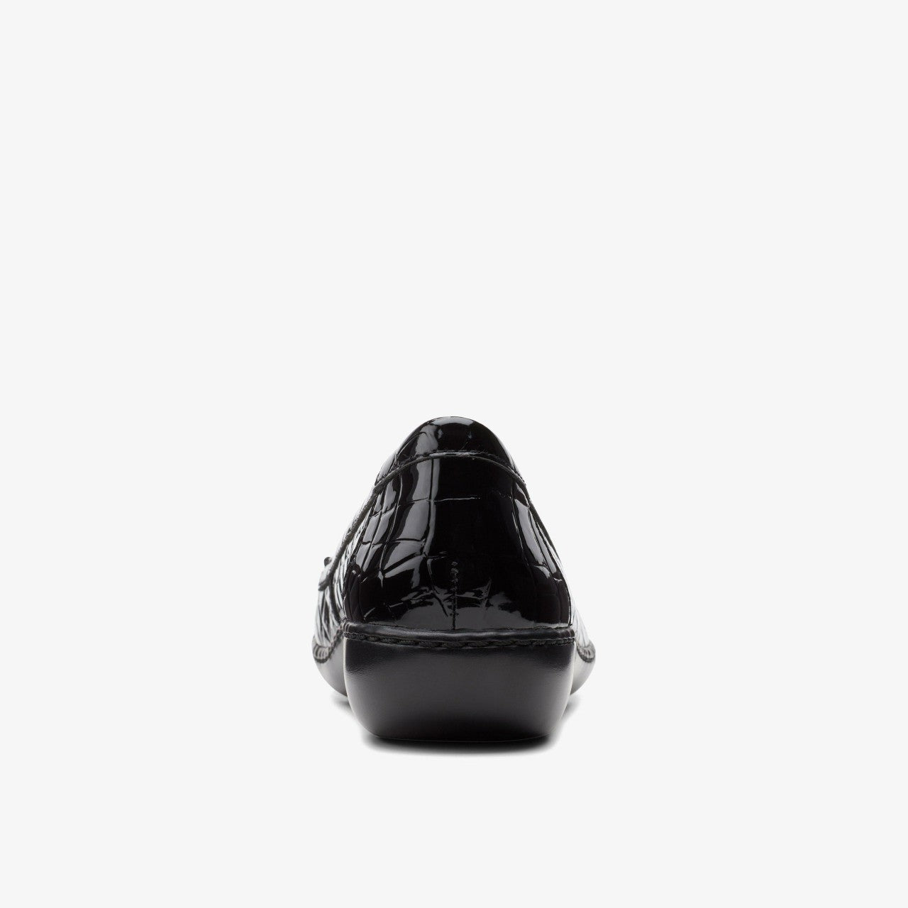 Ashland Jam Black Patent/Crocodile Clarks Women
