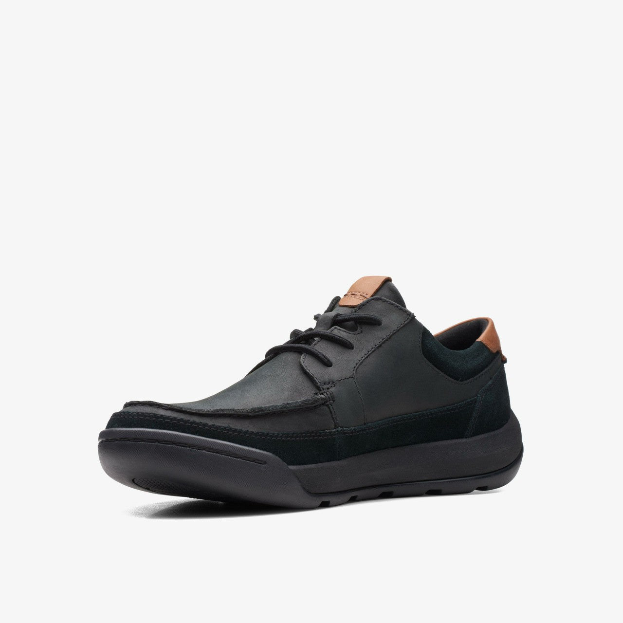 Ashcombe Craft Black Leather Clarks Men