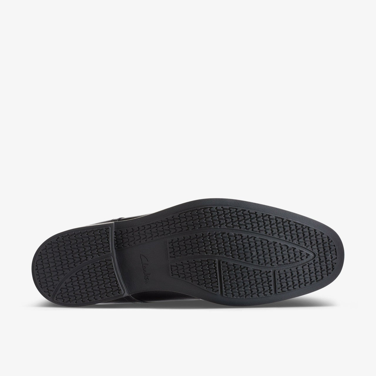 Howard Walk Black Leather Clarks Men