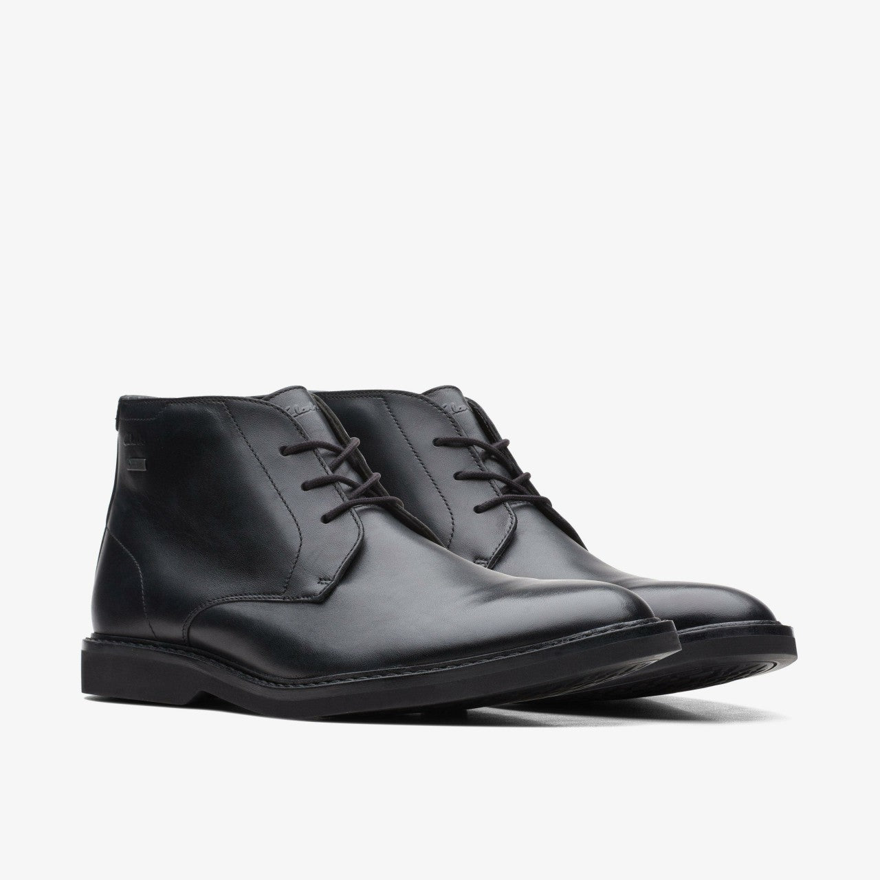 Atticus LT Hi GORE-TEX Black Leather Clarks Men