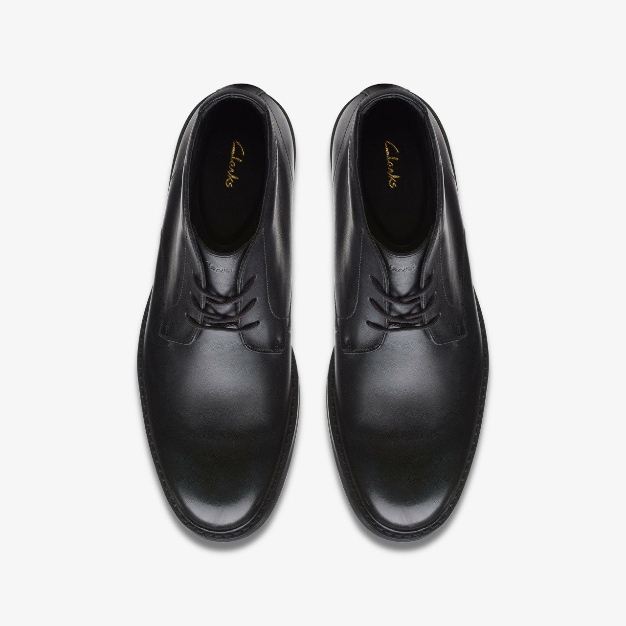 Atticus LT Hi GORE-TEX Black Leather Clarks Men