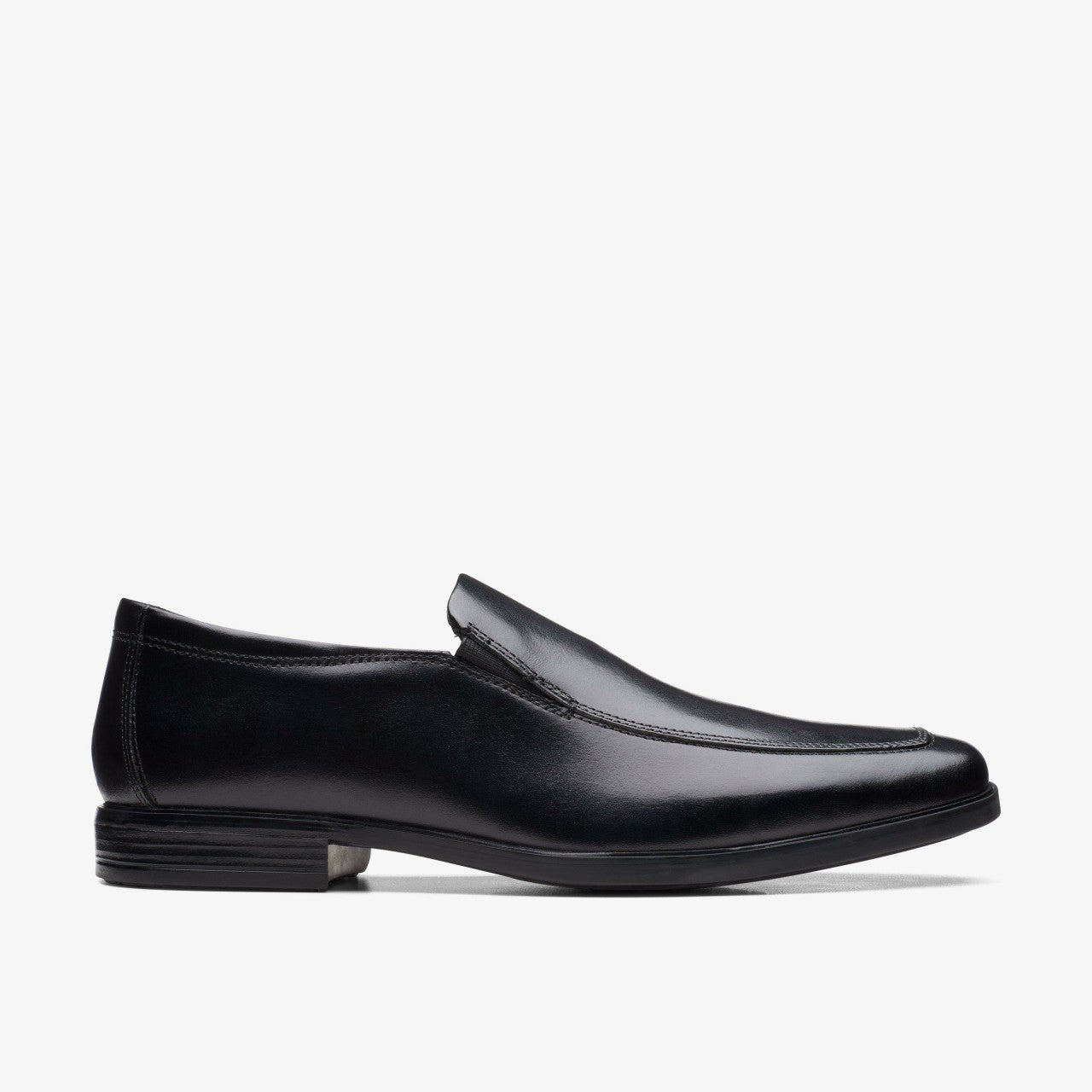 Howard Edge Loafer Black Leather Clarks Men
