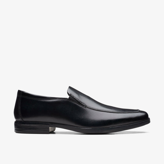 Howard Edge Loafer Black Leather Clarks Men