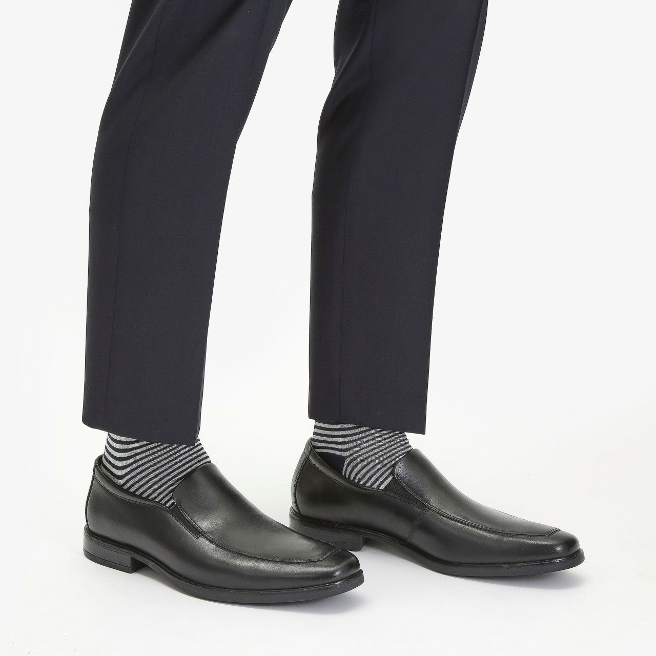 Howard Edge Loafer Black Leather Clarks Men
