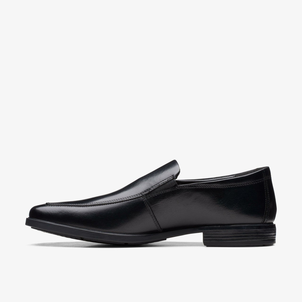 Howard Edge Loafer Black Leather Clarks Men