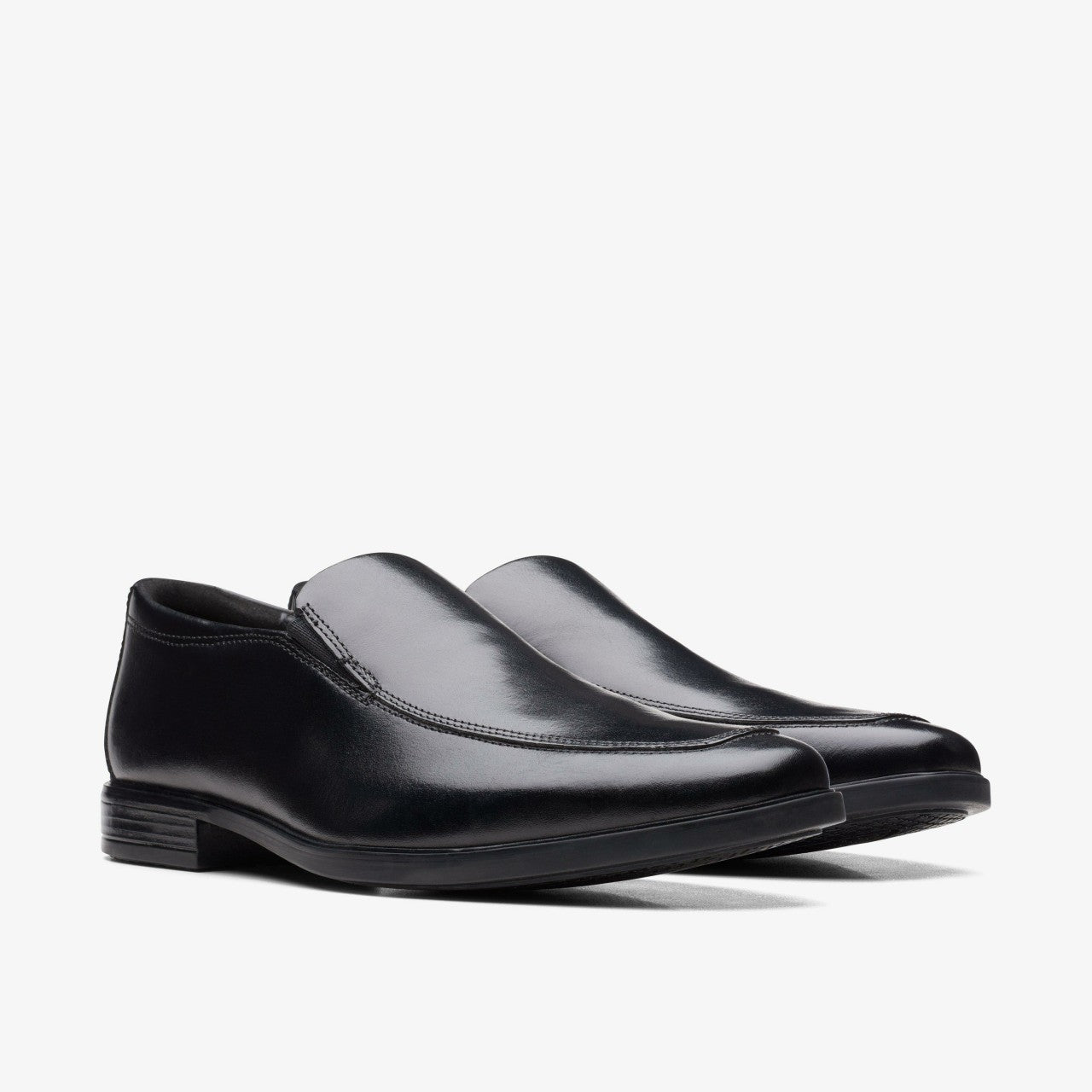 Howard Edge Loafer Black Leather Clarks Men