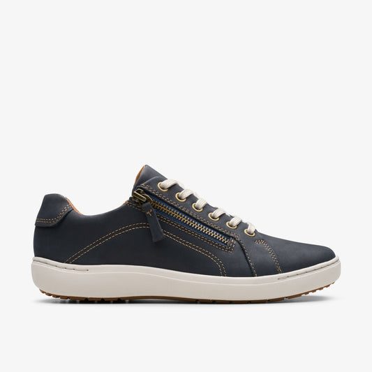 Nalle Lace Navy Nubuck Clarks Women