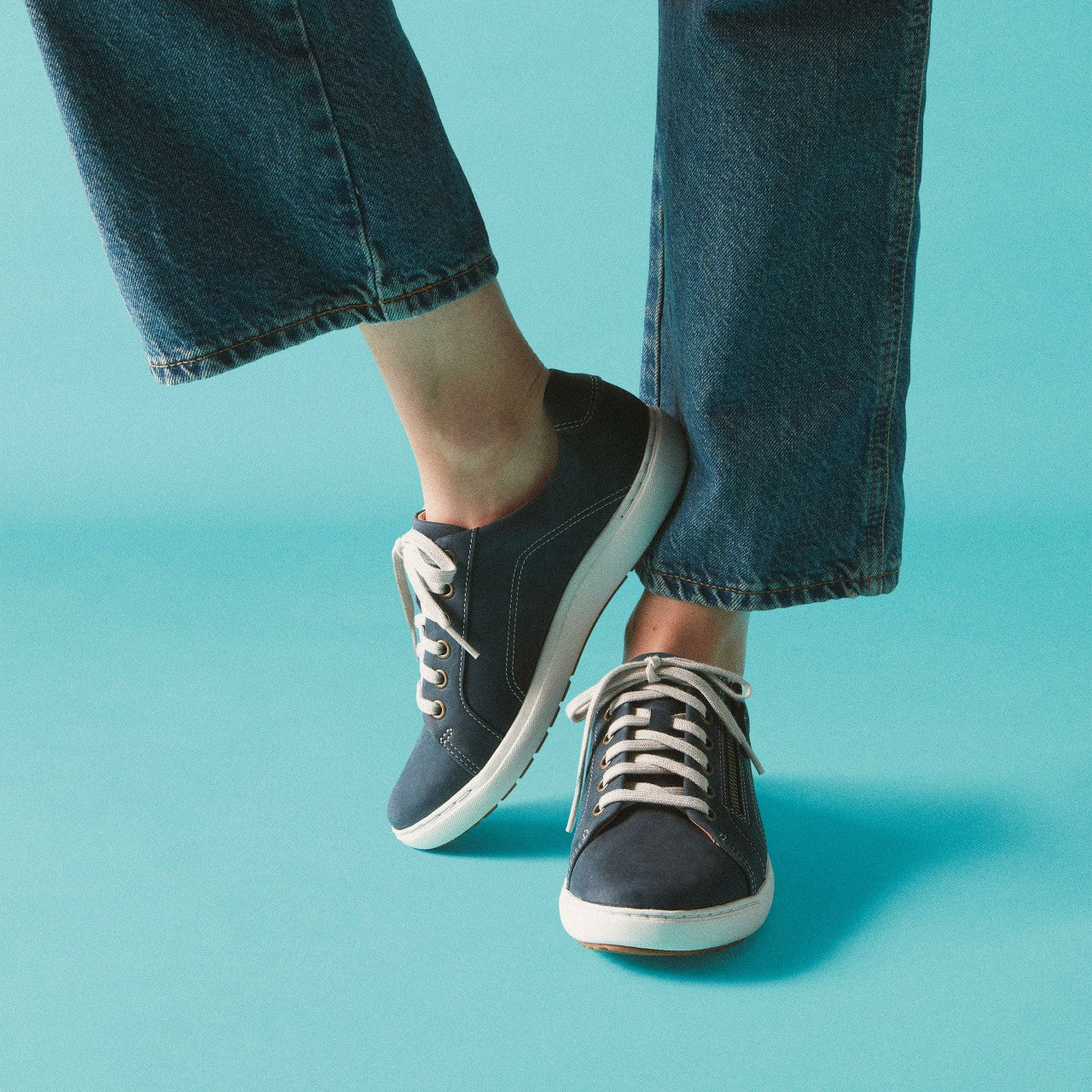 Nalle Lace Navy Nubuck Clarks Women