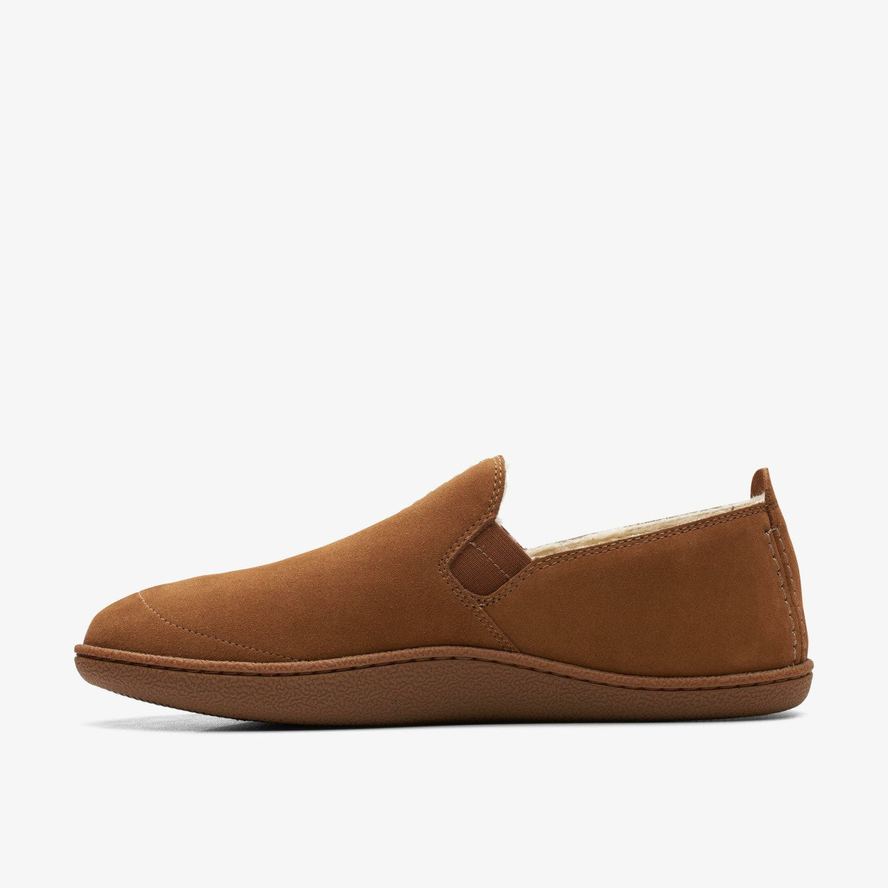 Home Mocc Slipper Tan Suede Clarks Men