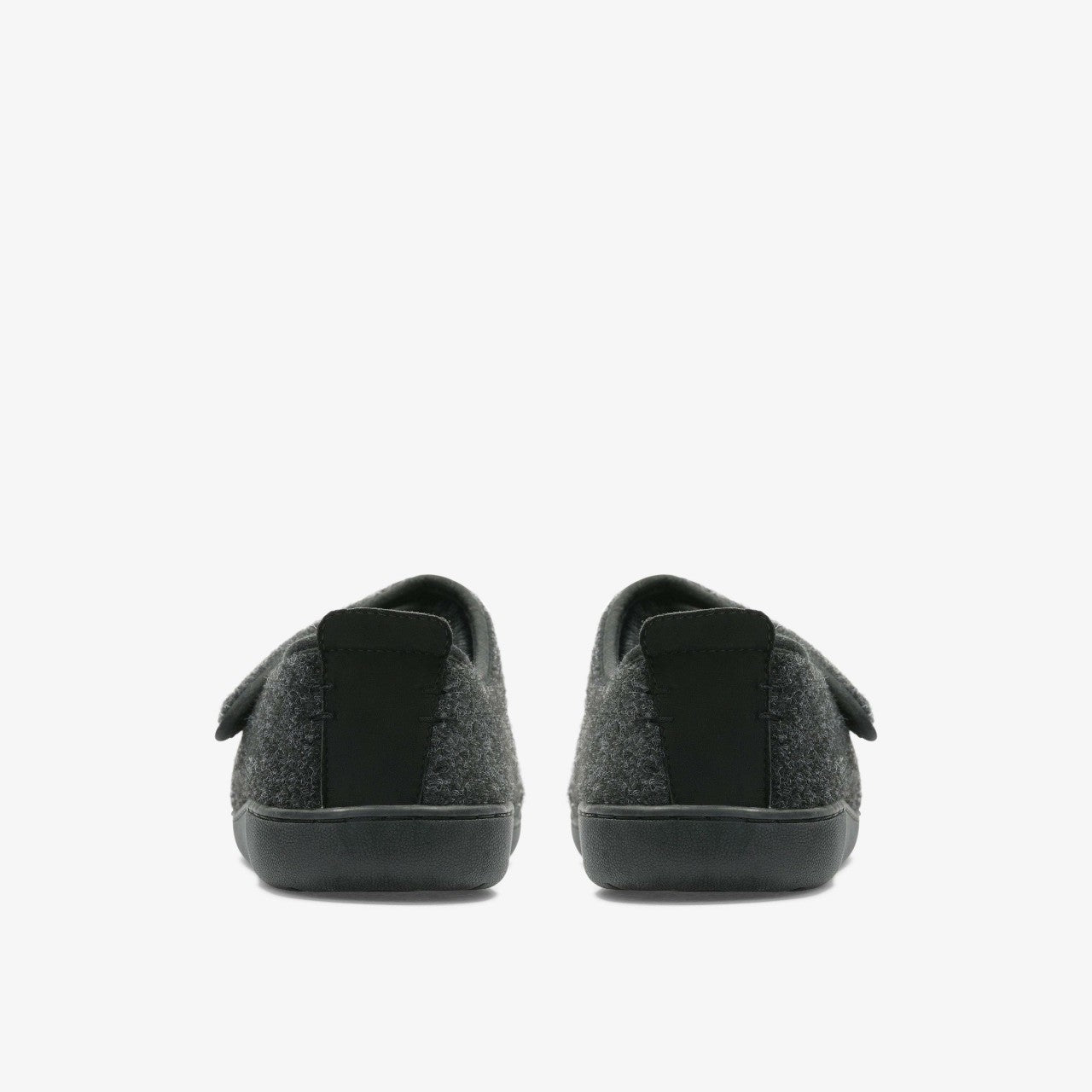 King Riptape Slipper Dark Grey Felt Clarks Men