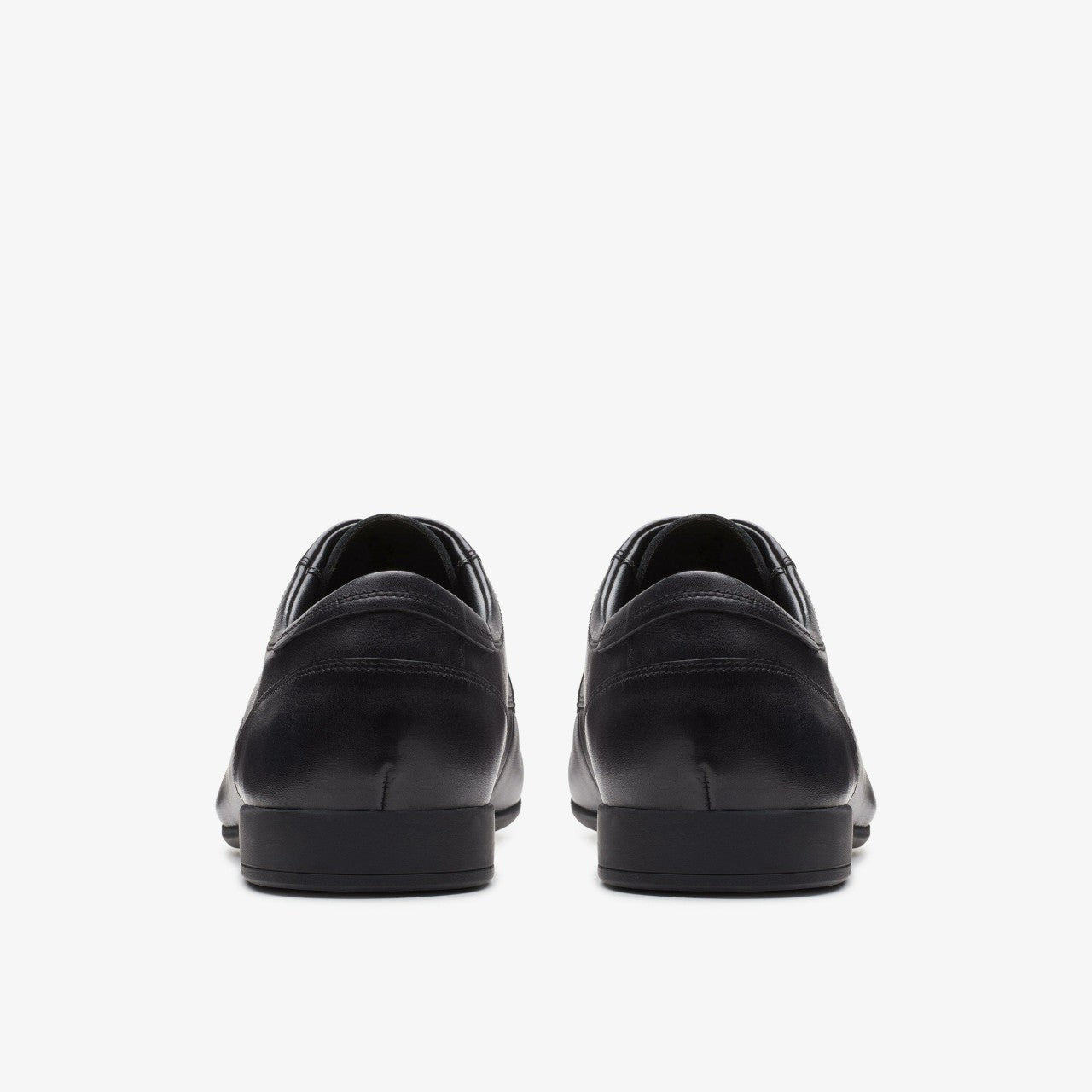 Sidton Lace Black Leather Clarks Men
