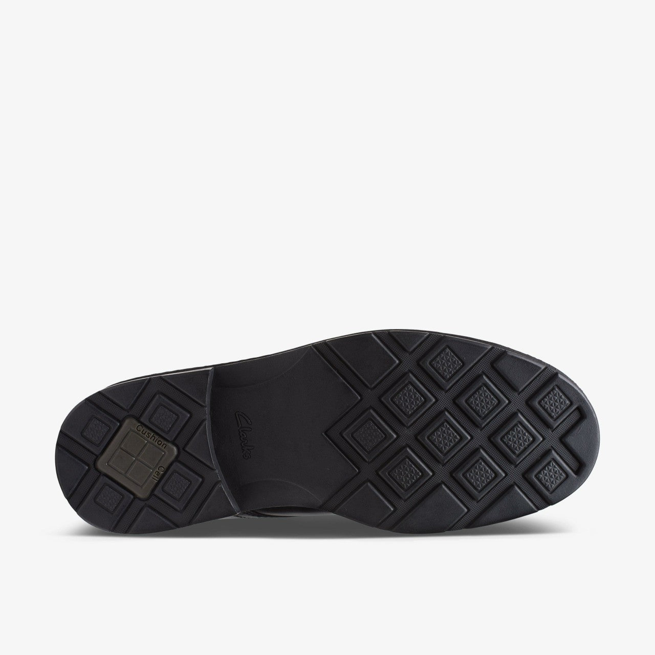 Kerton Lace Black Leather Clarks Men