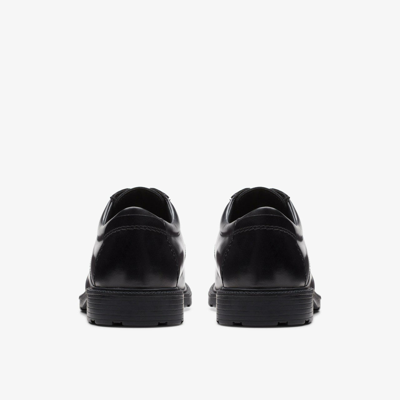 Kerton Lace Black Leather Clarks Men