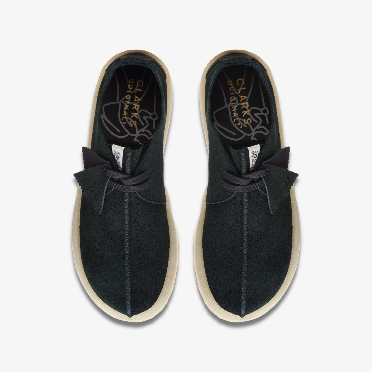 Trek Cup Black Suede Clarks Men