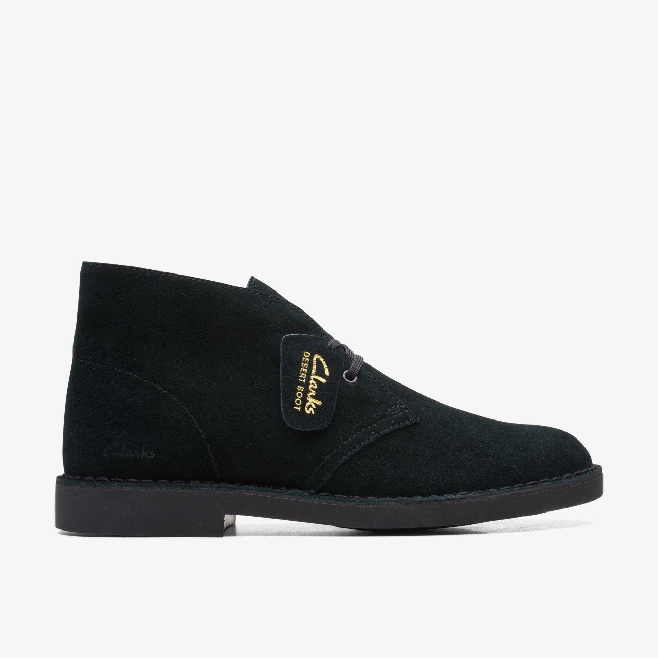 Desert Boot Evo Black Suede Clarks Men
