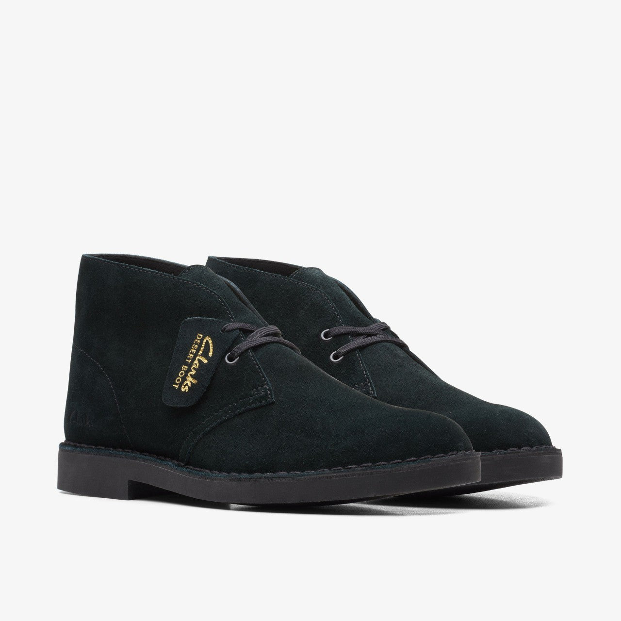 Desert Boot Evo Black Suede Clarks Men