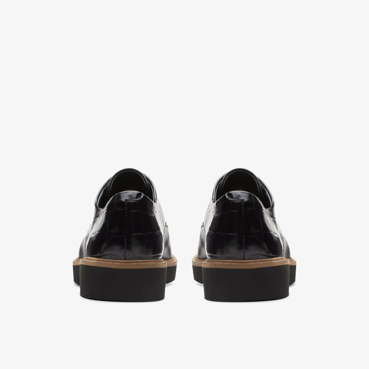 Glickly Derby Black Combination Clarks Women