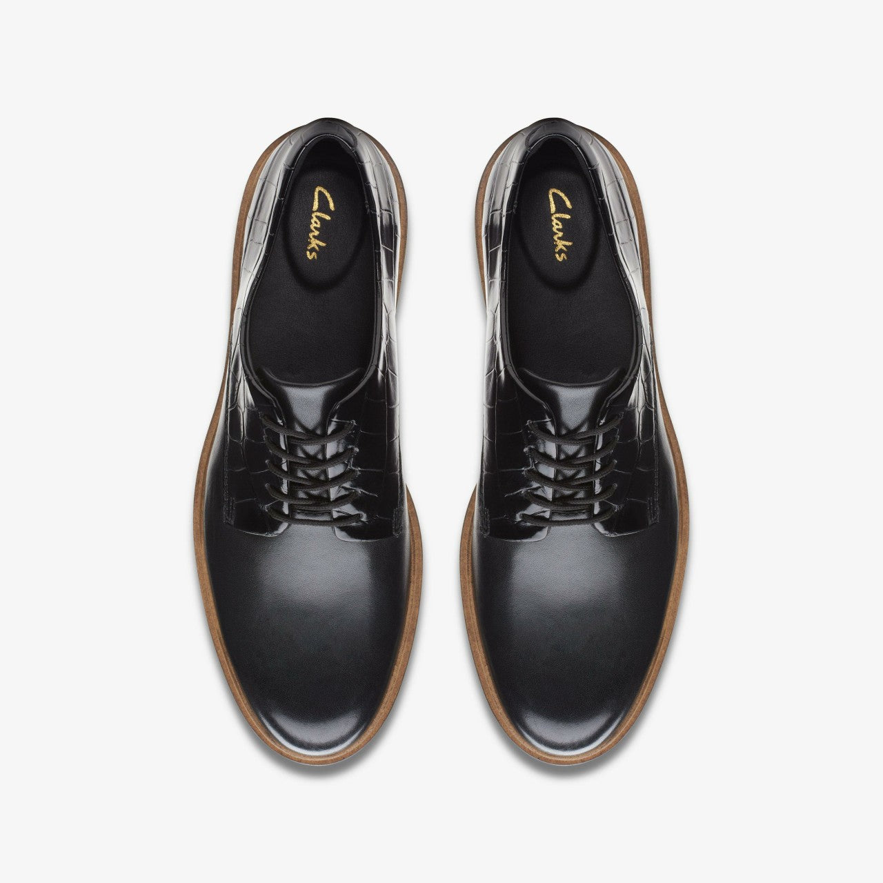 Glickly Derby Black Combination Clarks Women