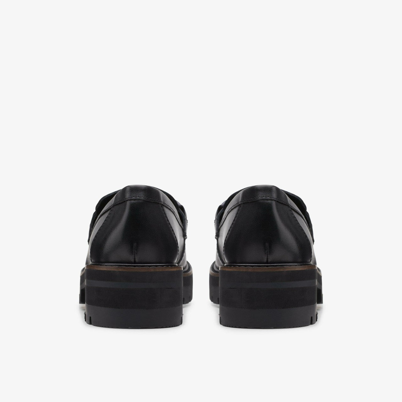 Orianna Edge Black Leather Clarks Women