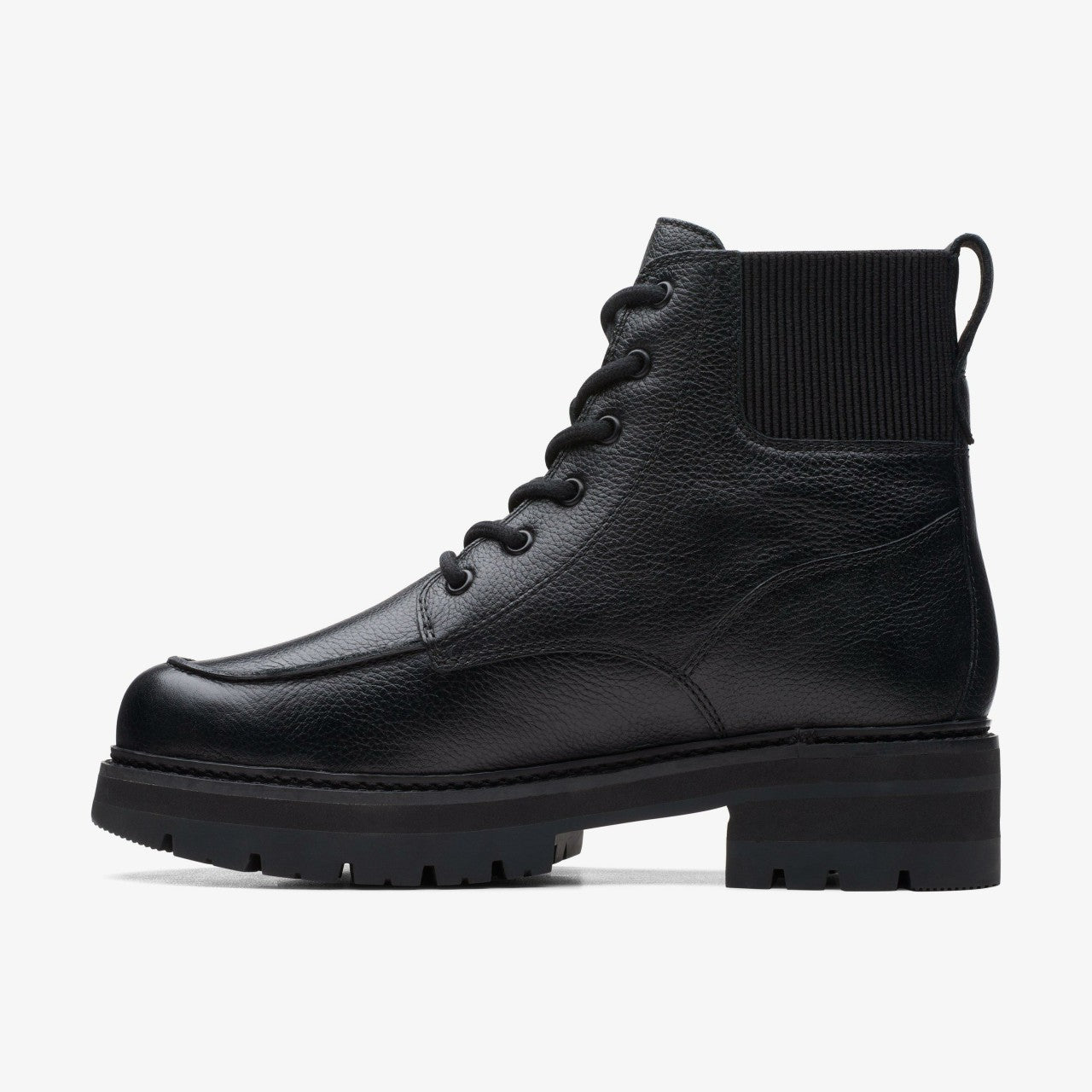 Orianna Mid Black Warmlined Leather Clarks Women