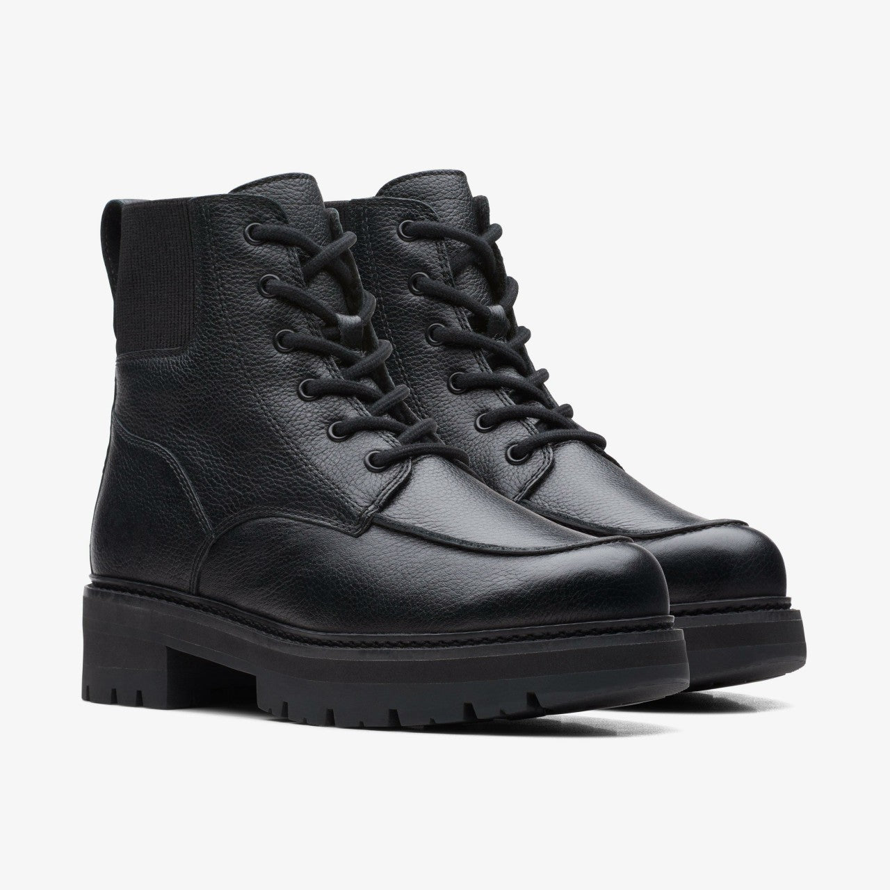 Orianna Mid Black Warmlined Leather Clarks Women