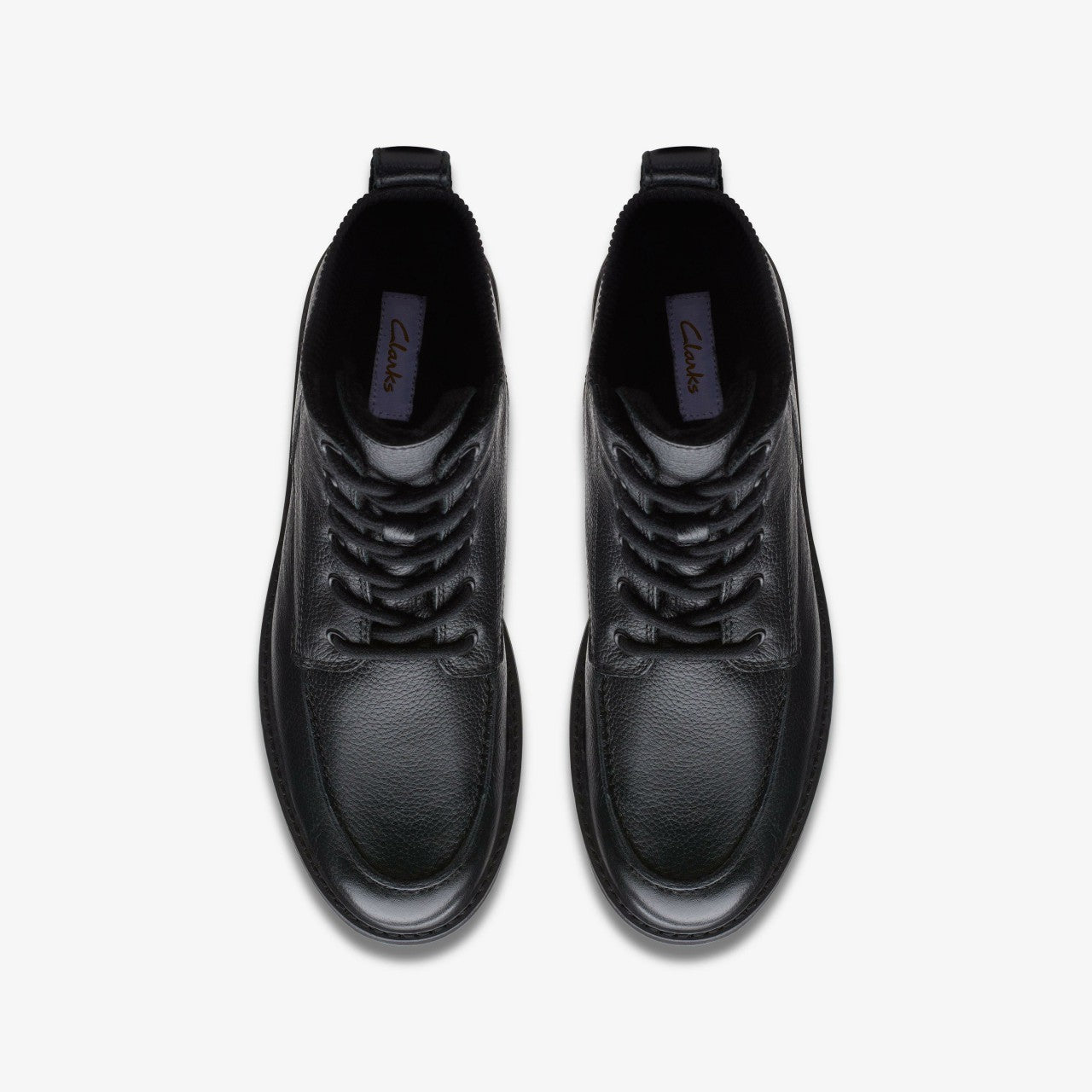 Orianna Mid Black Warmlined Leather Clarks Women