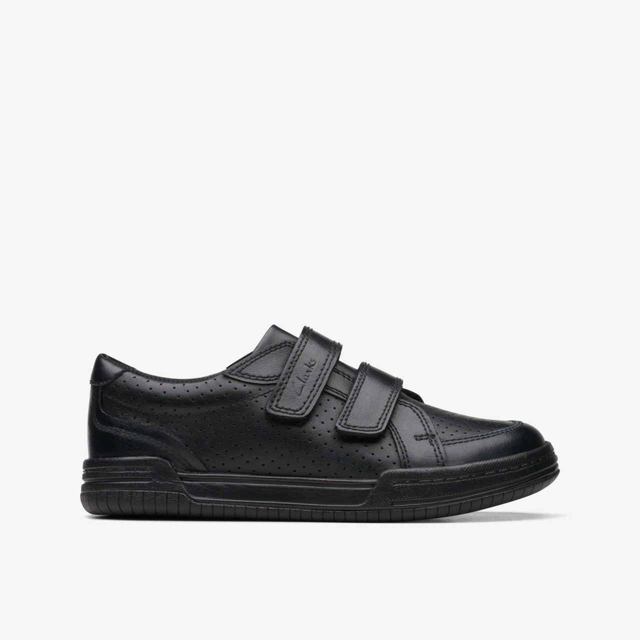 Fawn Strap Kid Black Leather Clarks Kids