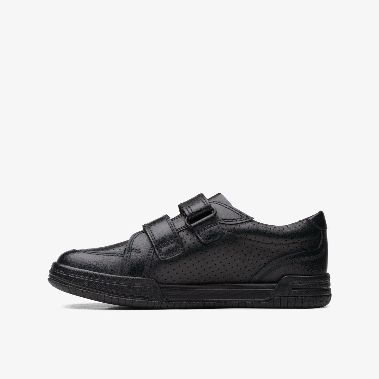 Fawn Strap Kid Black Leather Clarks Kids