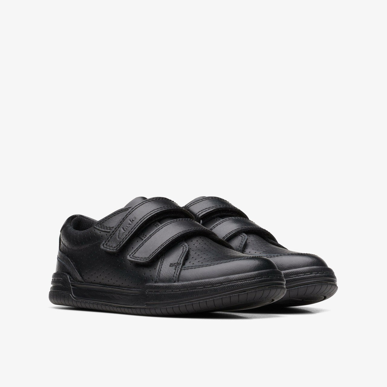 Fawn Strap Kid Black Leather Clarks Kids