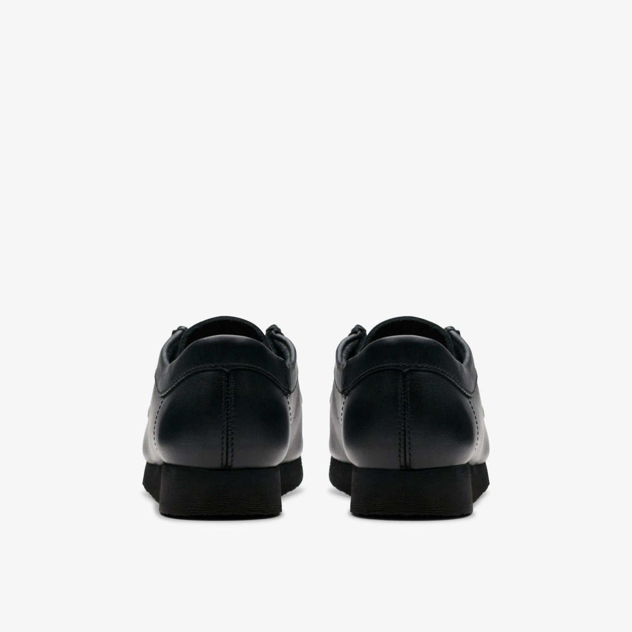 Wallabee Older Black Leather Clarks Kids