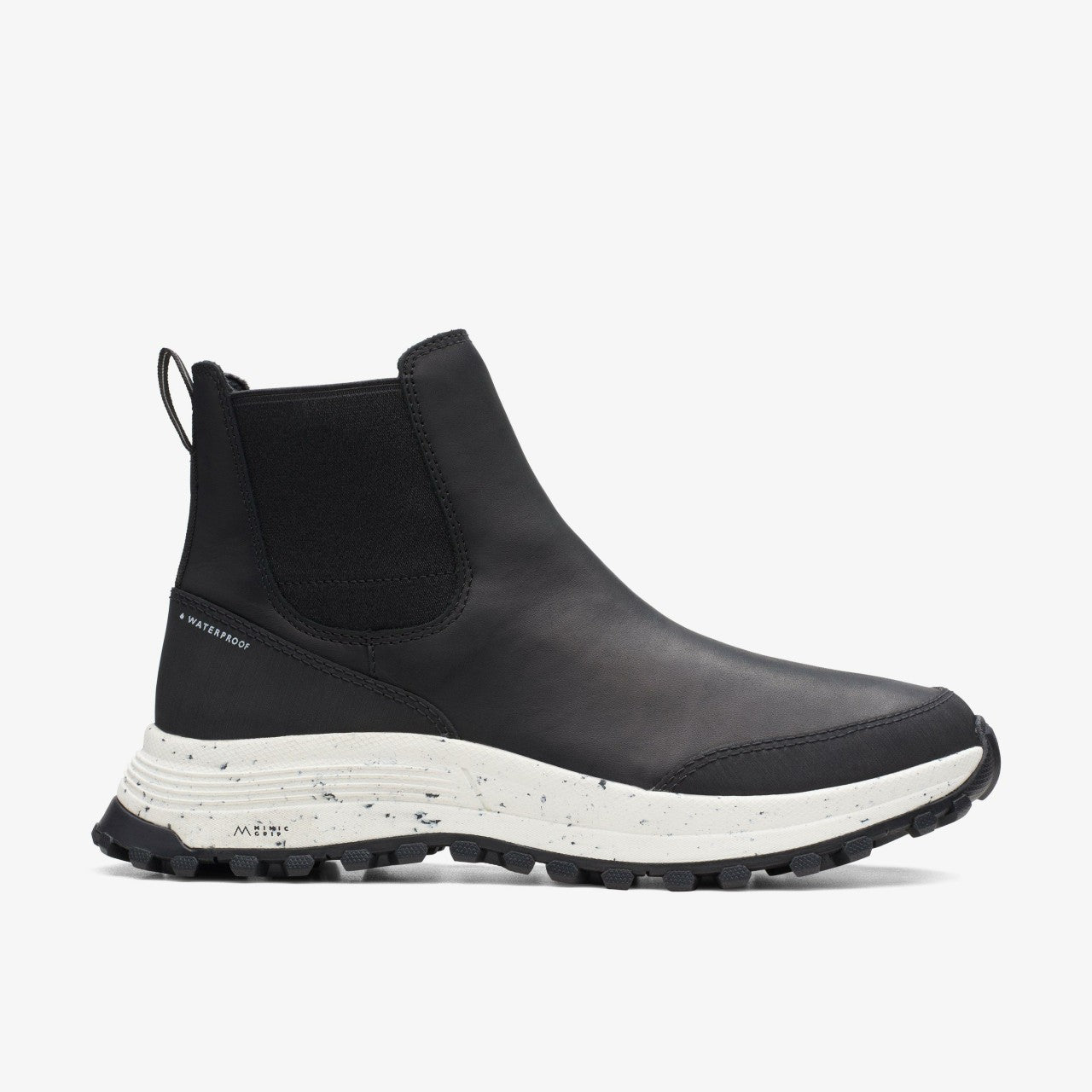 ATL Trek Up Waterproof Black Leather Clarks Women
