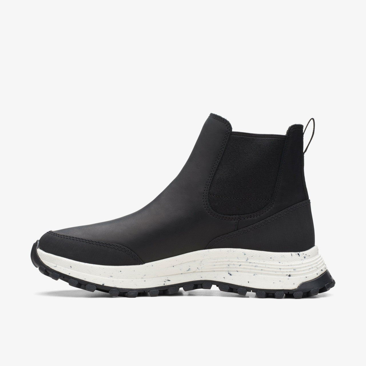 ATL Trek Up Waterproof Black Leather Clarks Women
