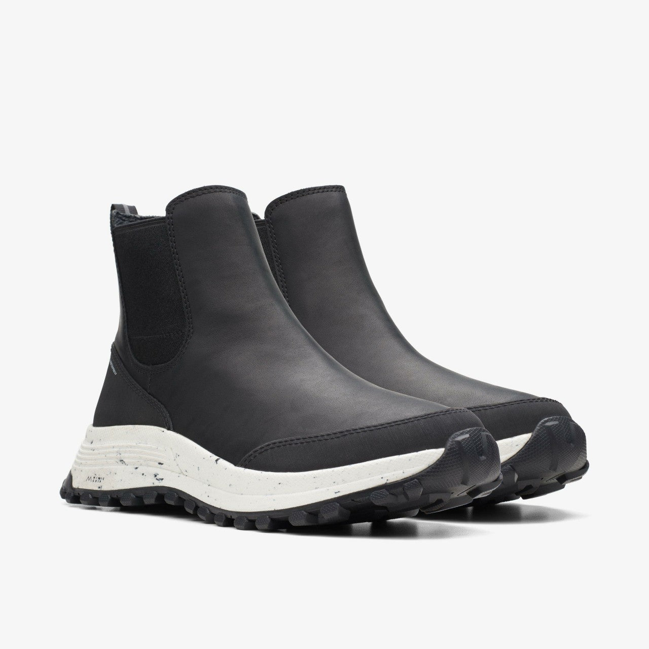 ATL Trek Up Waterproof Black Leather Clarks Women