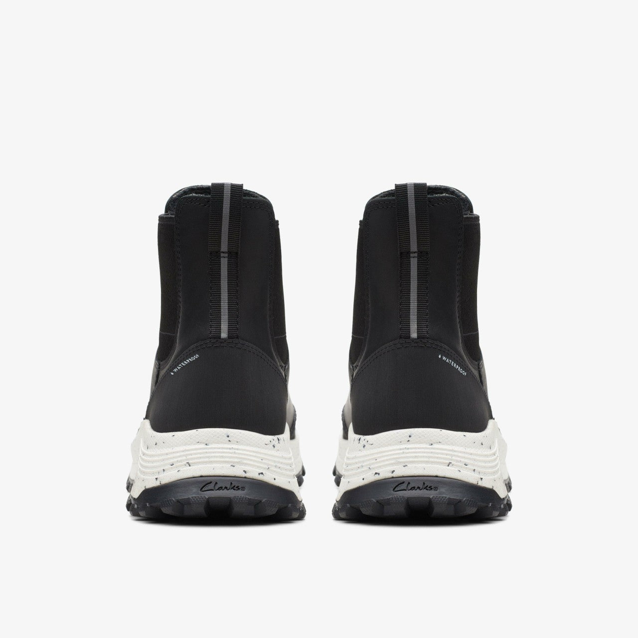 ATL Trek Up Waterproof Black Leather Clarks Women