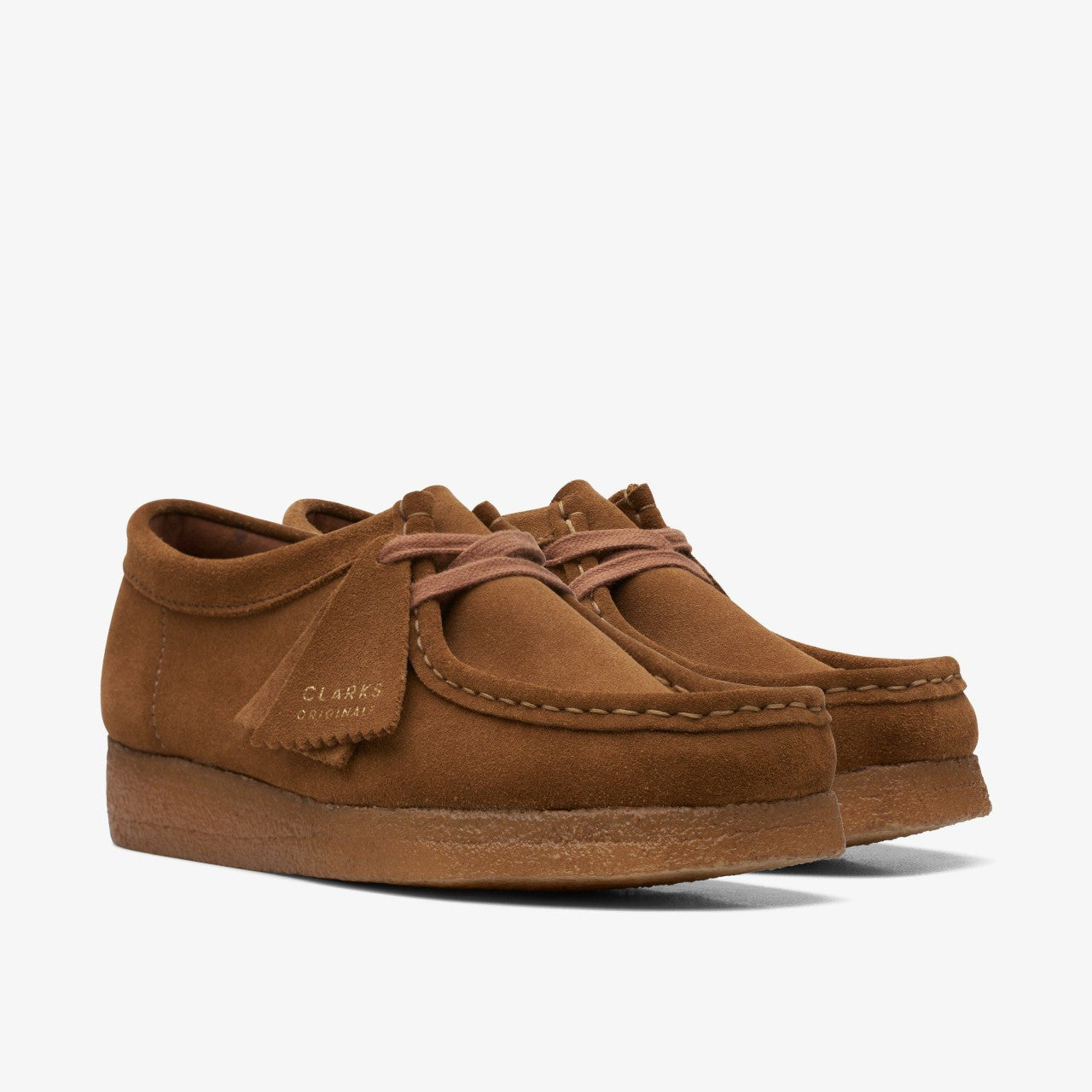 Wallabee Cola Suede Clarks Women