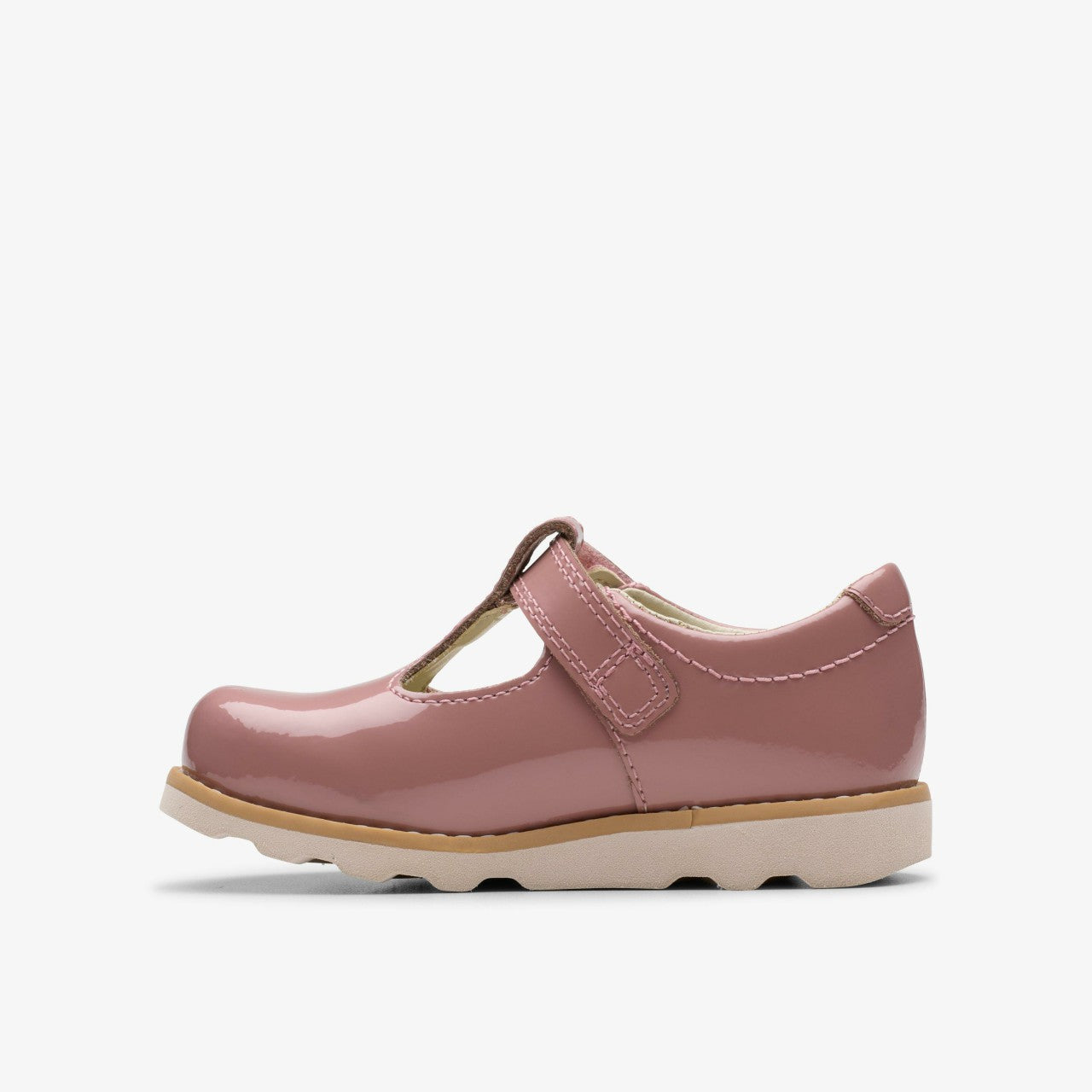 Crown Teen Toddler Dusty Pink Patent Clarks Kids