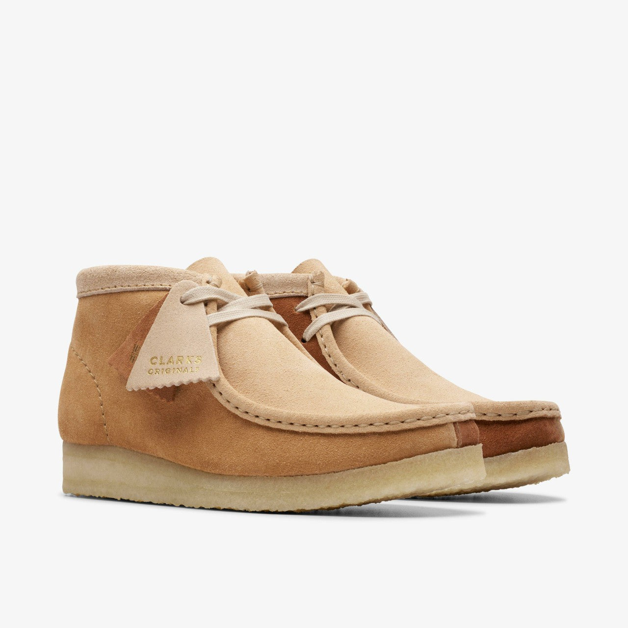 Wallabee Boot Tan Combination Clarks Women