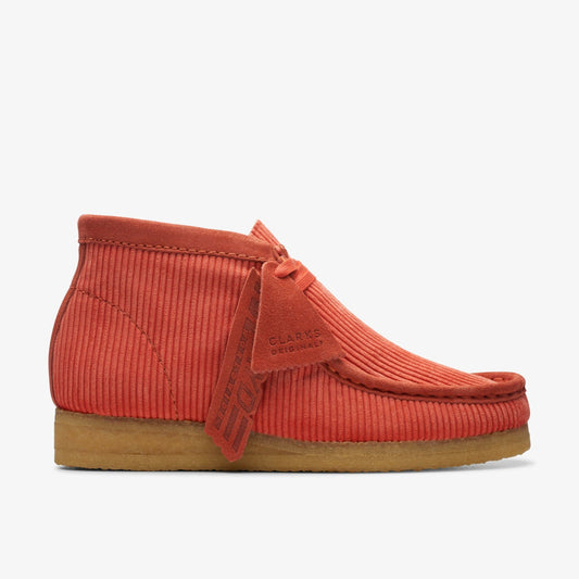 Wallabee Boot Coral Cord Clarks Women