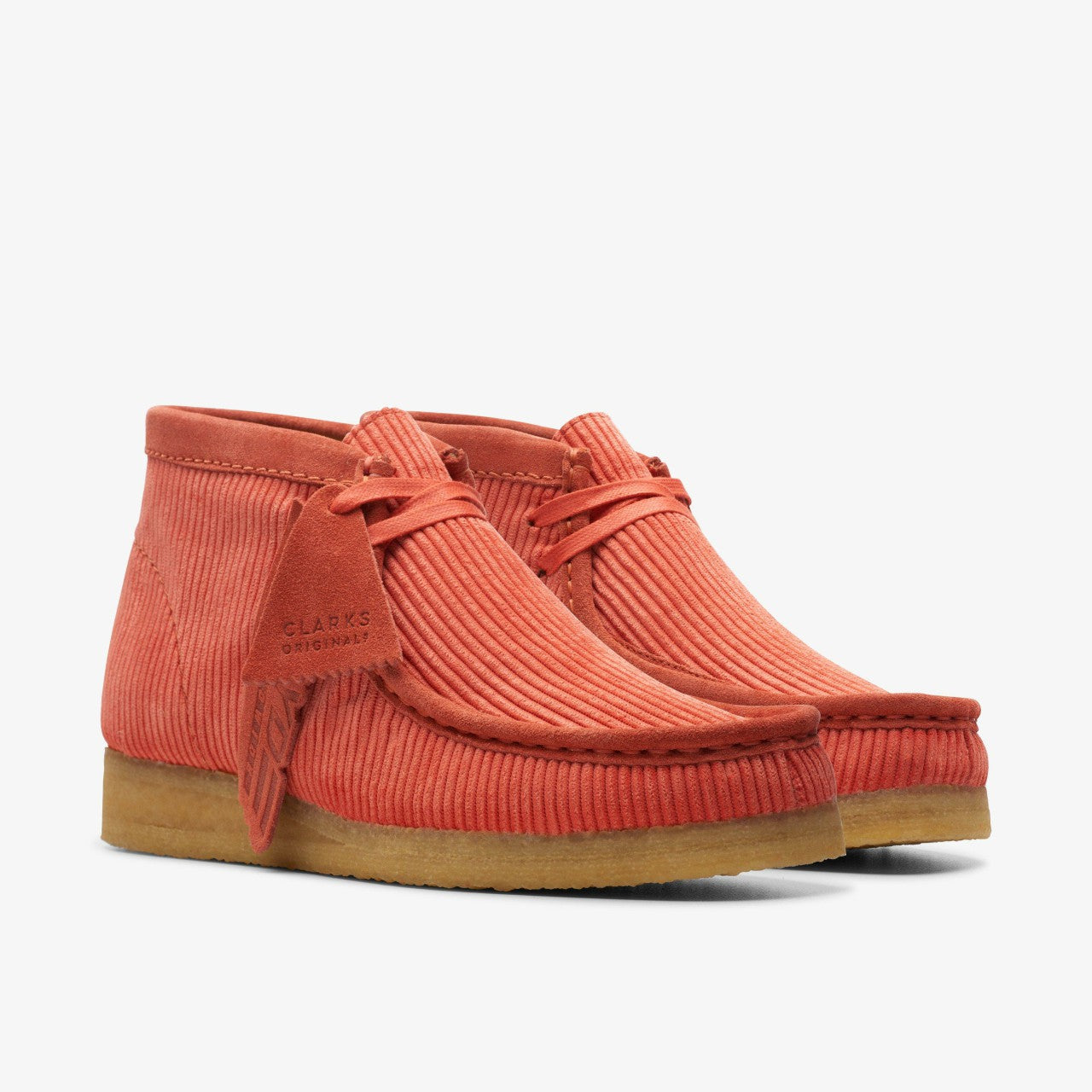 Wallabee Boot Coral Cord Clarks Women