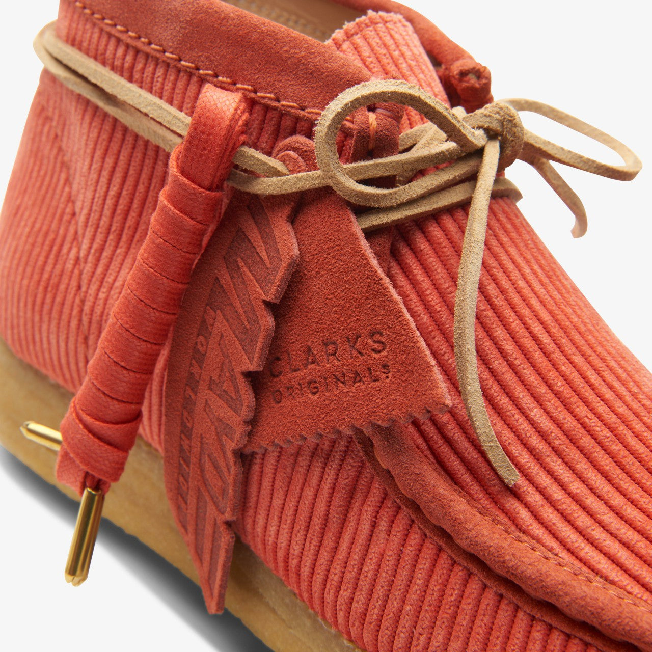 Wallabee Boot Coral Cord Clarks Women