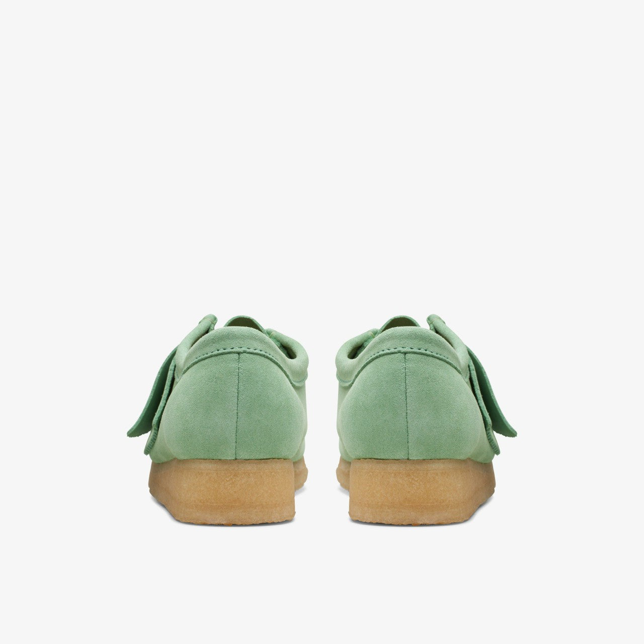 Wallabee Pine Green Clarks Women