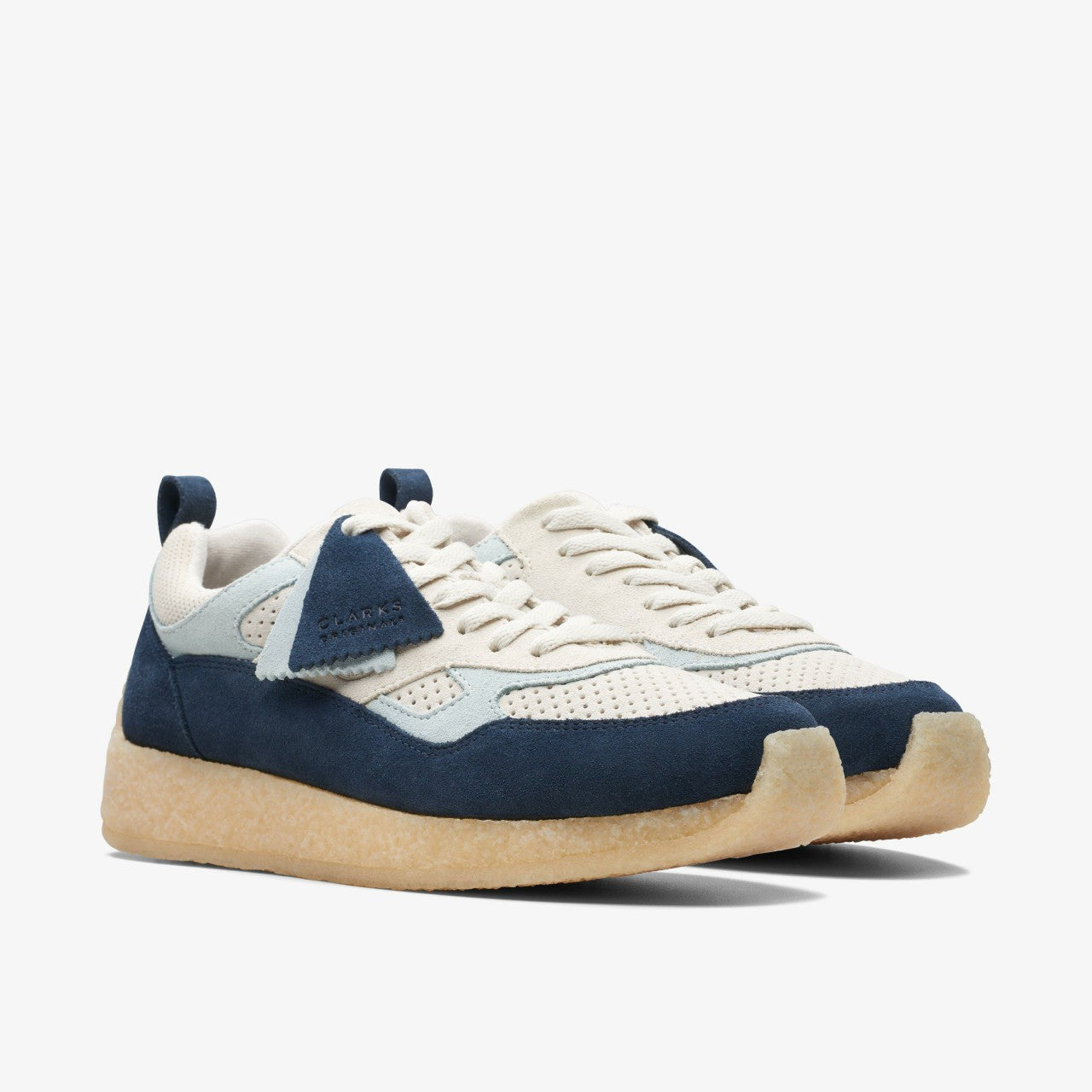Lockhill Dark Blue Combination Clarks Women|Men