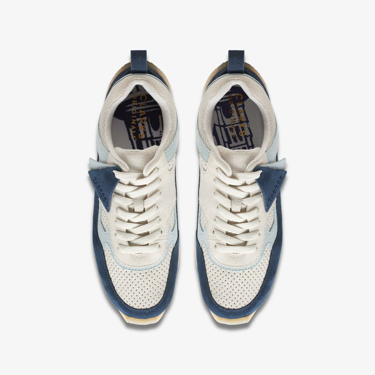 Lockhill Dark Blue Combination Clarks Women|Men