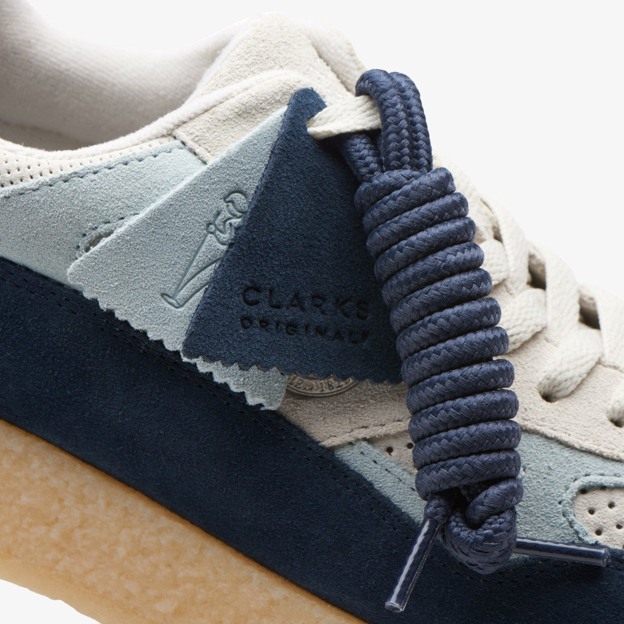 Lockhill Dark Blue Combination Clarks Women|Men