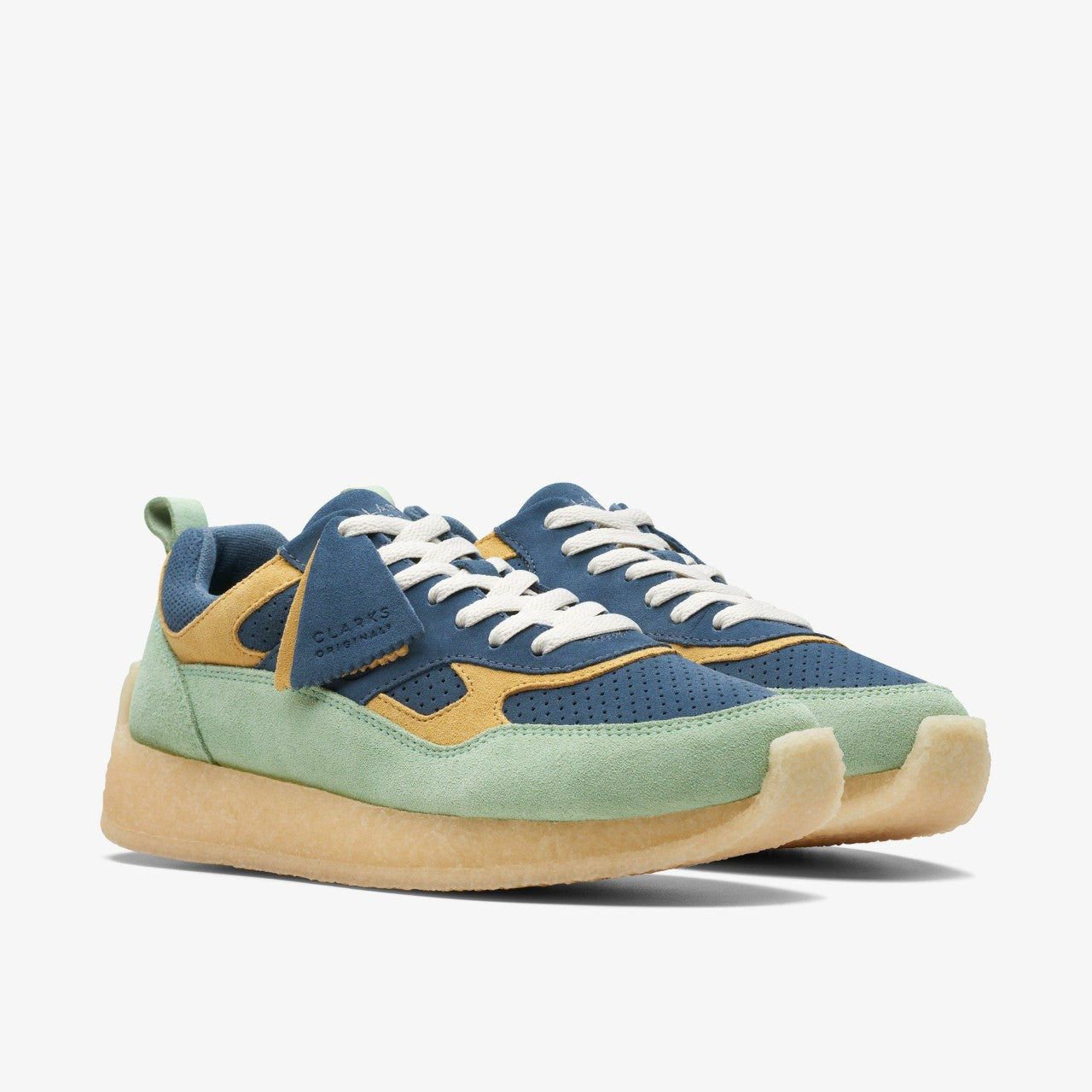 Lockhill Blue/Green Clarks Women|Men